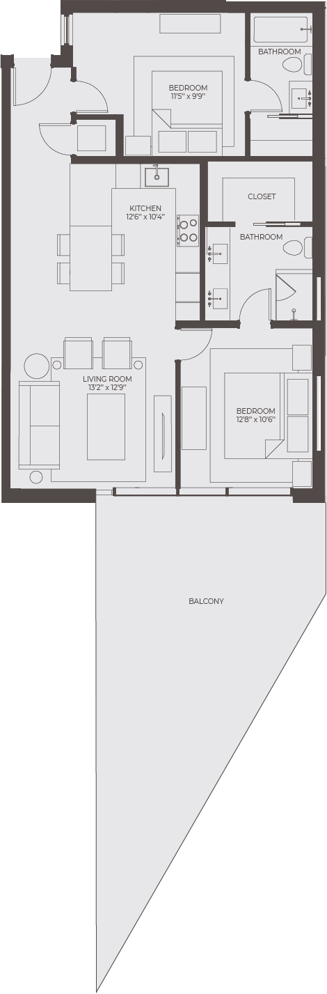 Unit C4 layout.